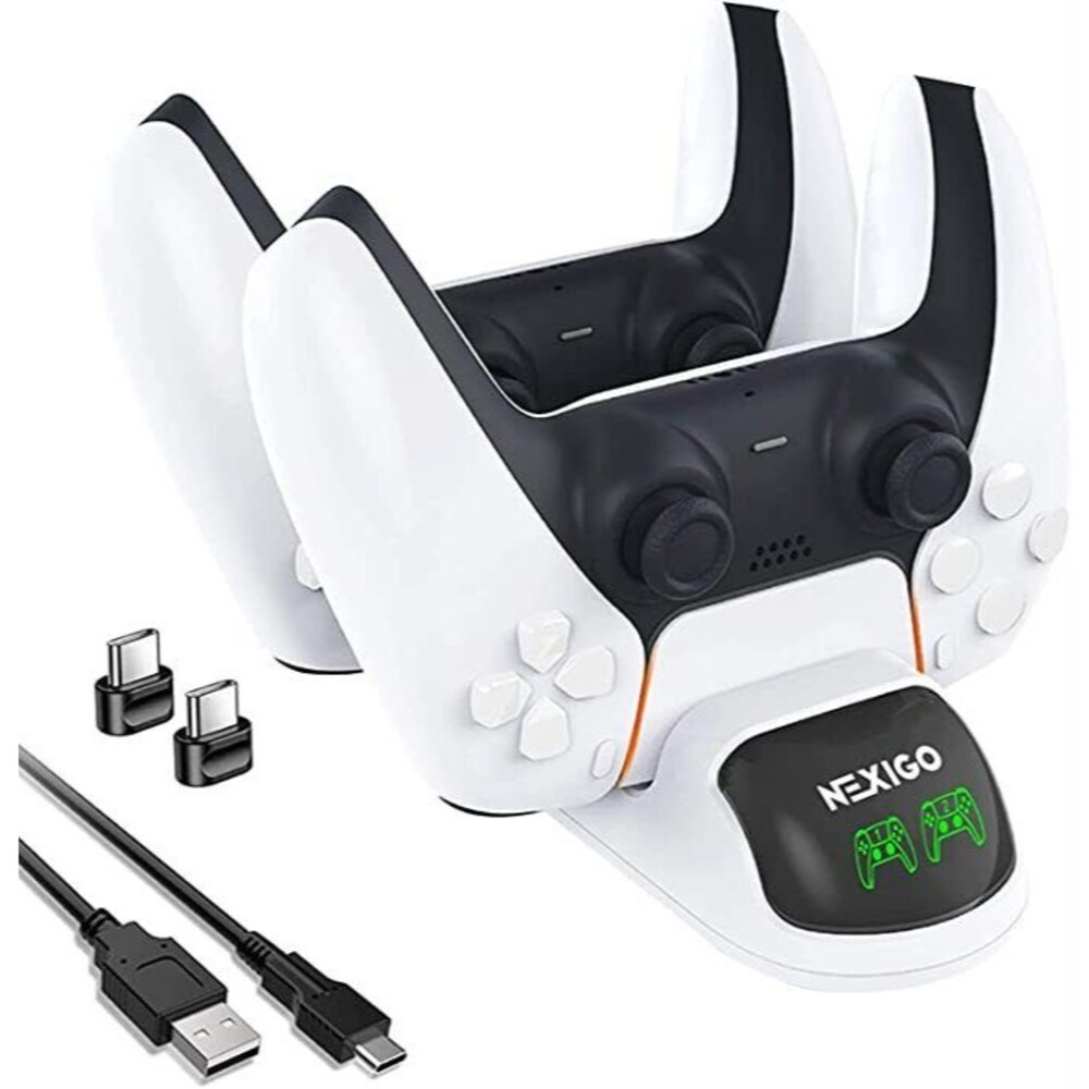 NexiGo Charging Dock For PS5 Playstation 5 Controller  NEW Charge 2 At Once